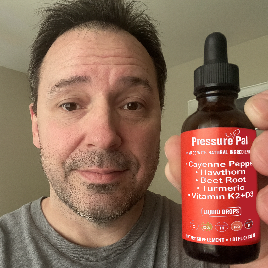 Customer holding product